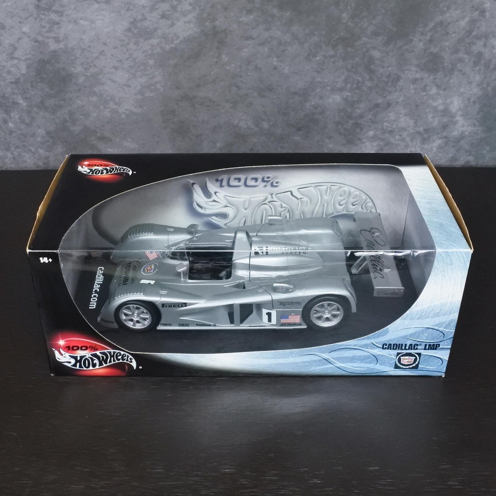 Vintage Mattel 100% Hot Wheels Cadillac Northstar LMP 1/18 Scale Model Car